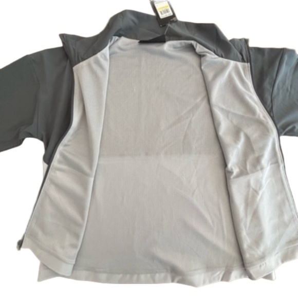 Under Armour NWT ladies loose fit lightweight jacket two tone grey size M - Picture 11 of 16